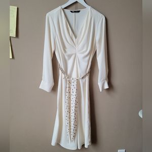 Like New Zara oversized belted dress
